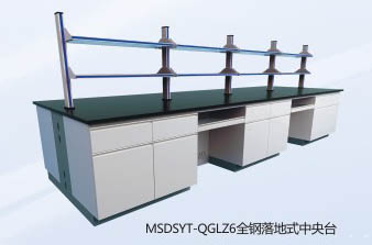 全鋼落地式中央實驗臺MSDSYT-QGLZ6